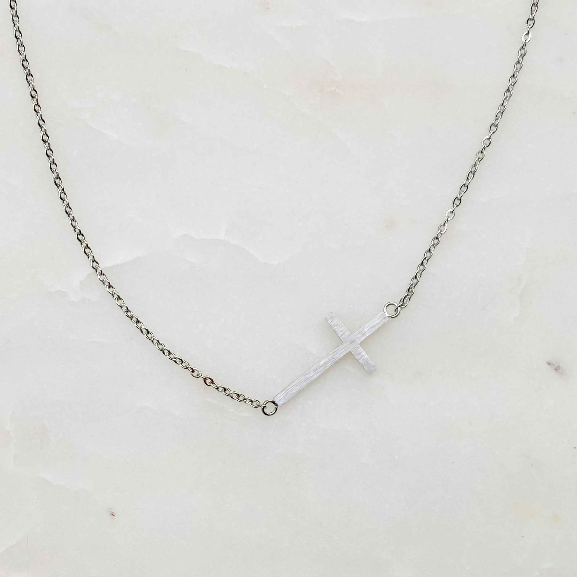 Kayla Cross Necklace - Woven With Purpose