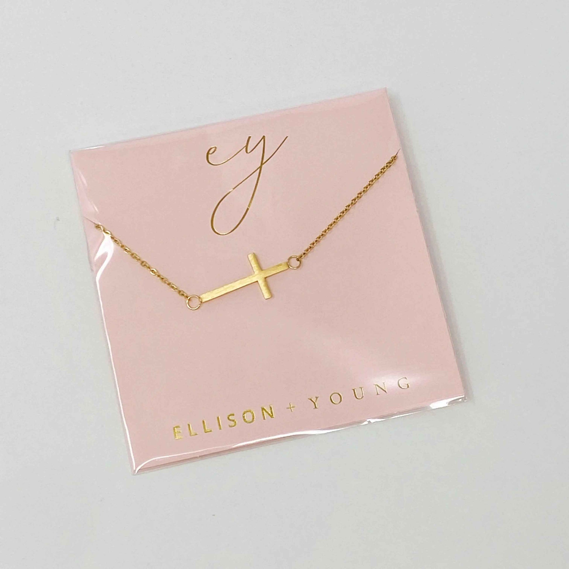 Kayla Cross Necklace - Woven With Purpose
