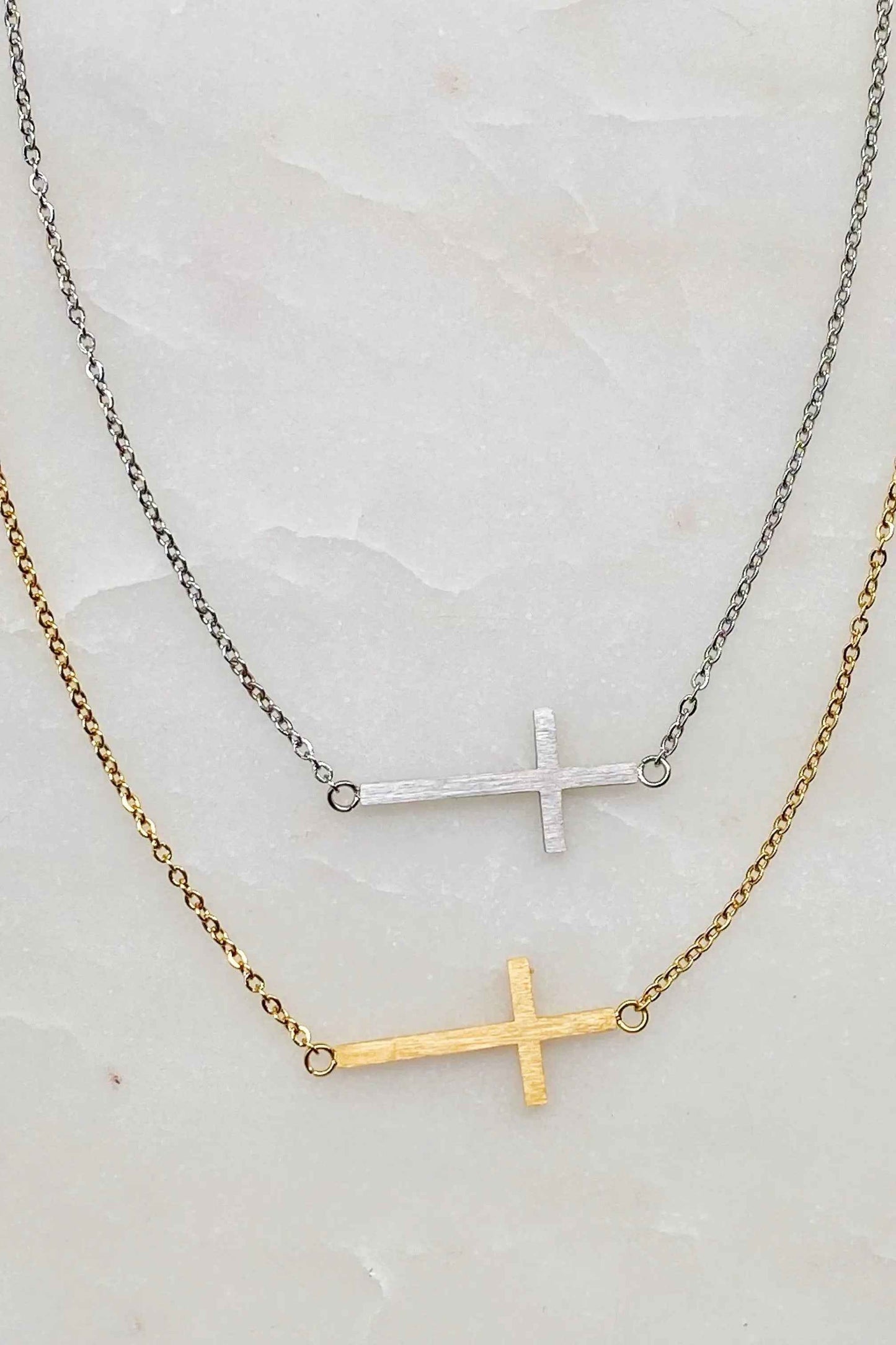 Kayla Cross Necklace - Woven With Purpose