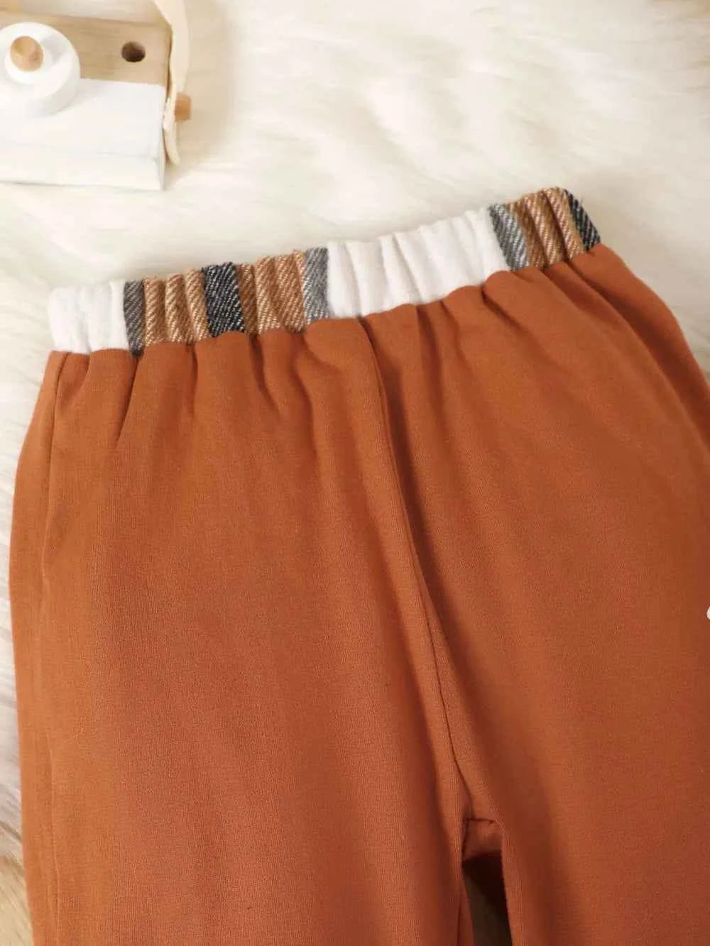 Color Block Button Up Top and Pants Set - Woven With Purpose