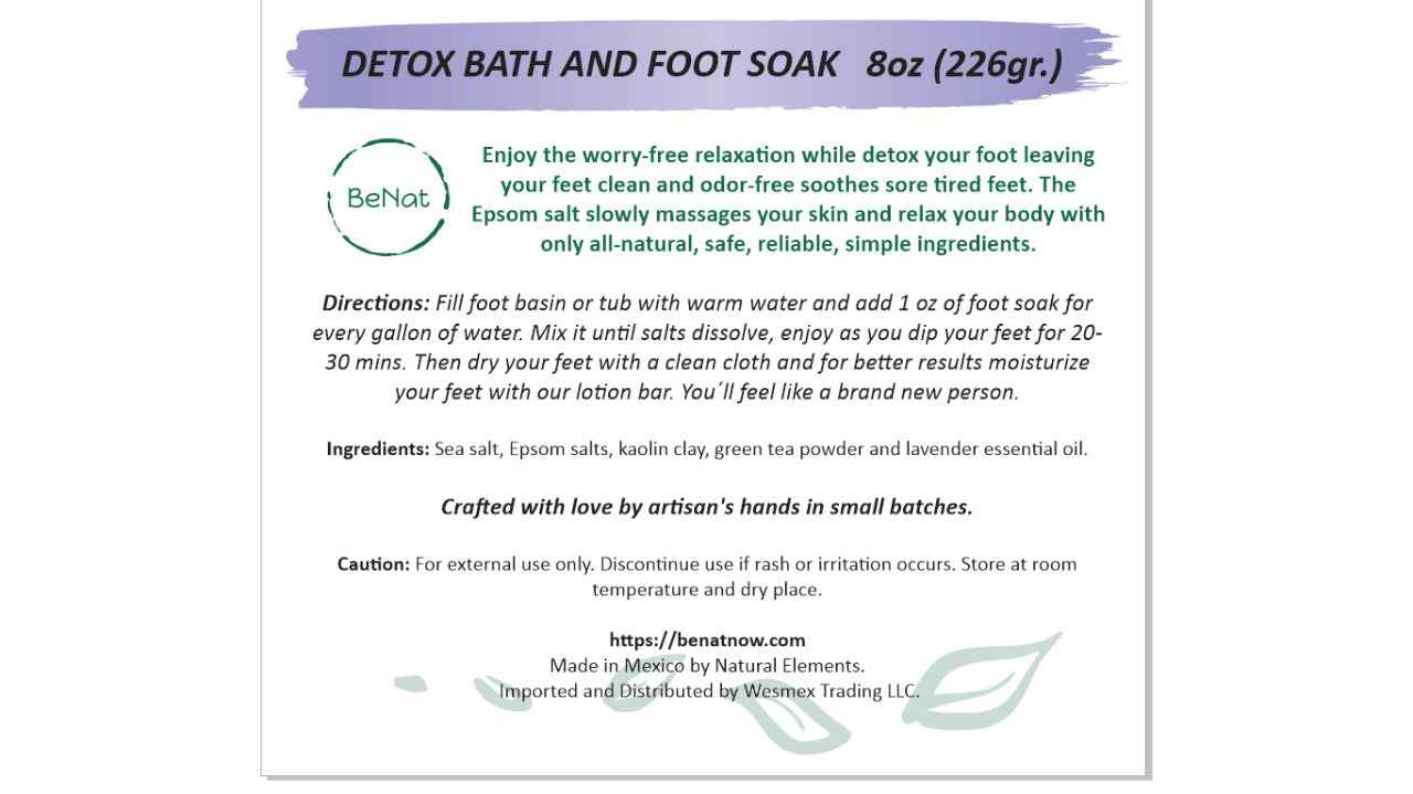 Bath and Foot Soak - Woven With Purpose