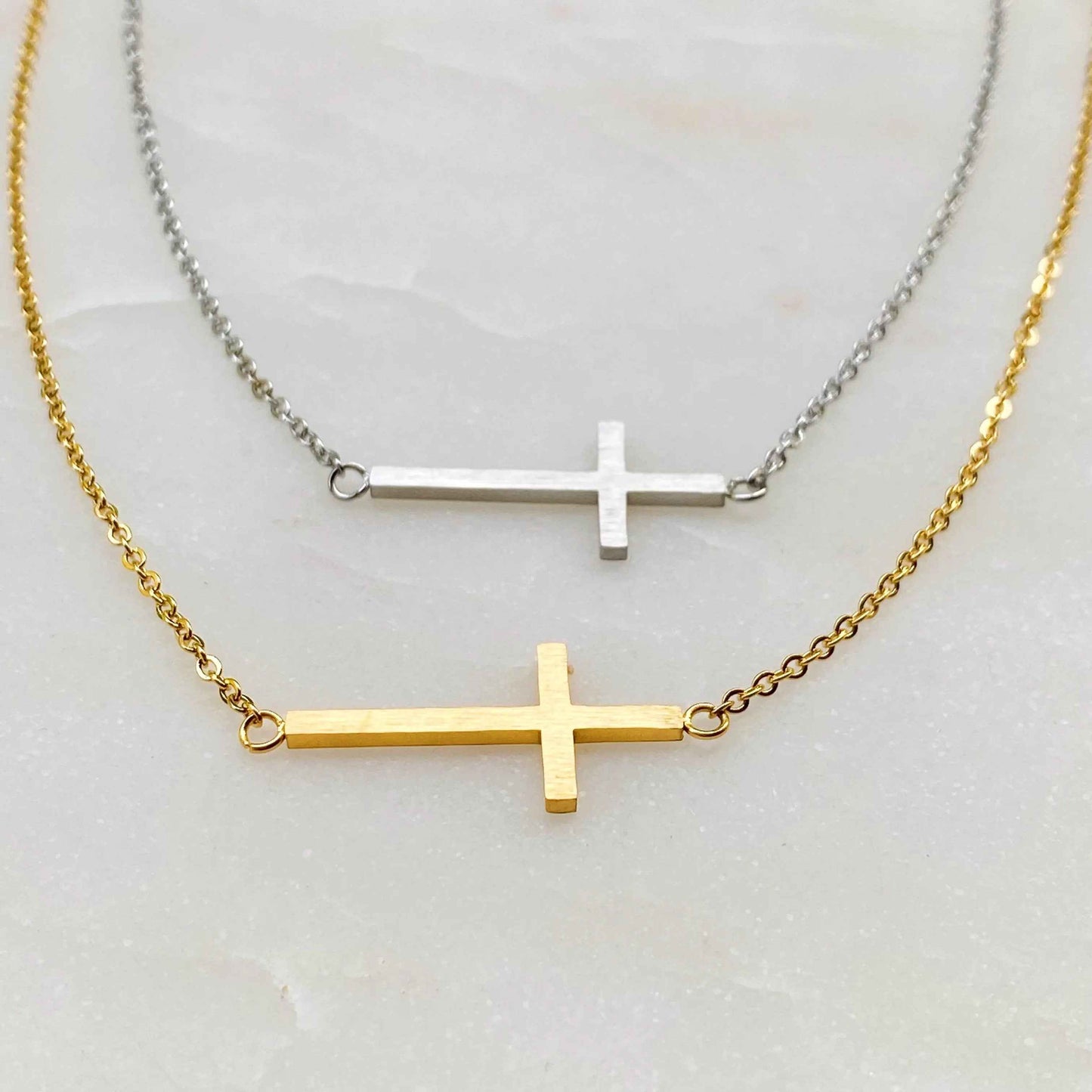 Kayla Cross Necklace - Woven With Purpose