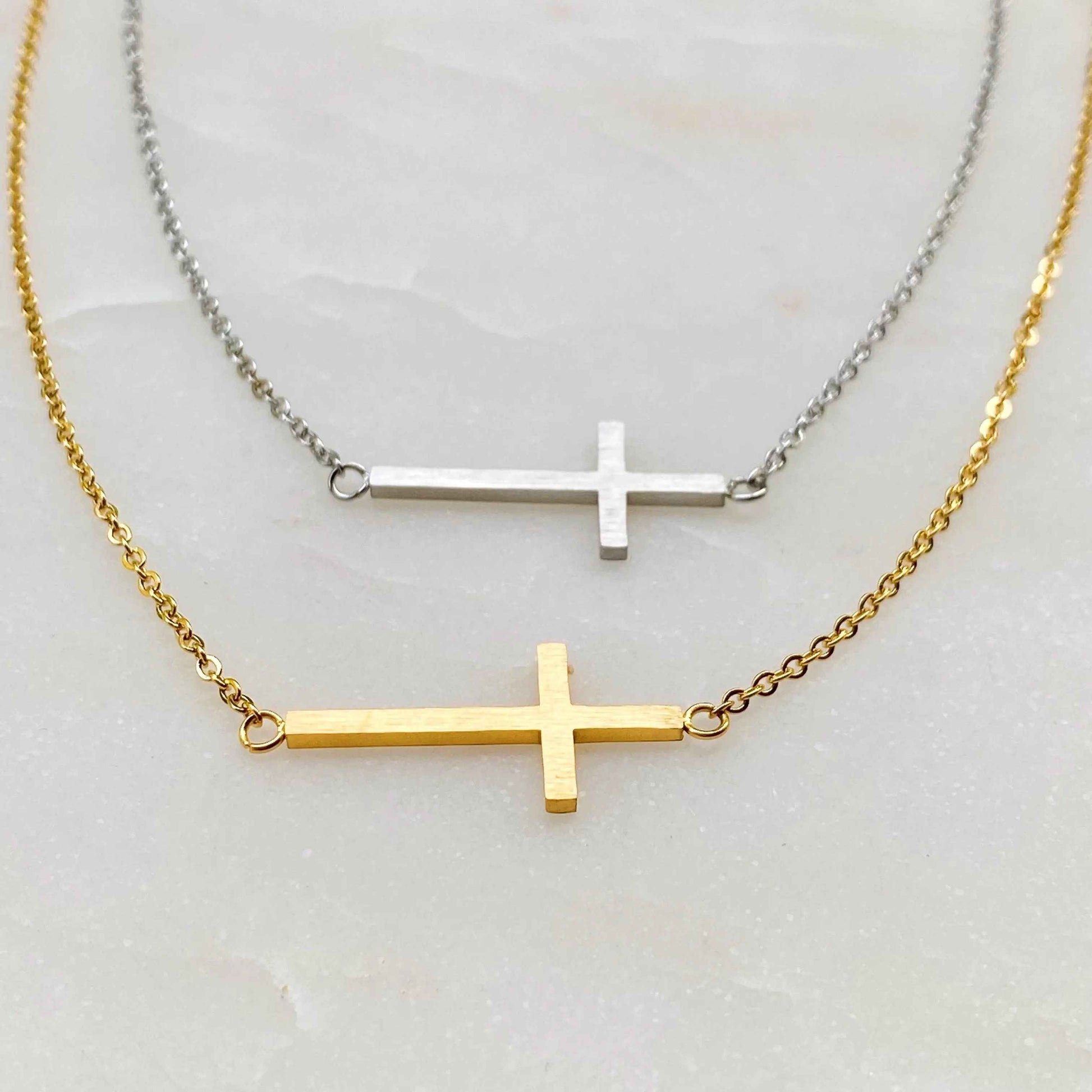 Kayla Cross Necklace - Woven With Purpose