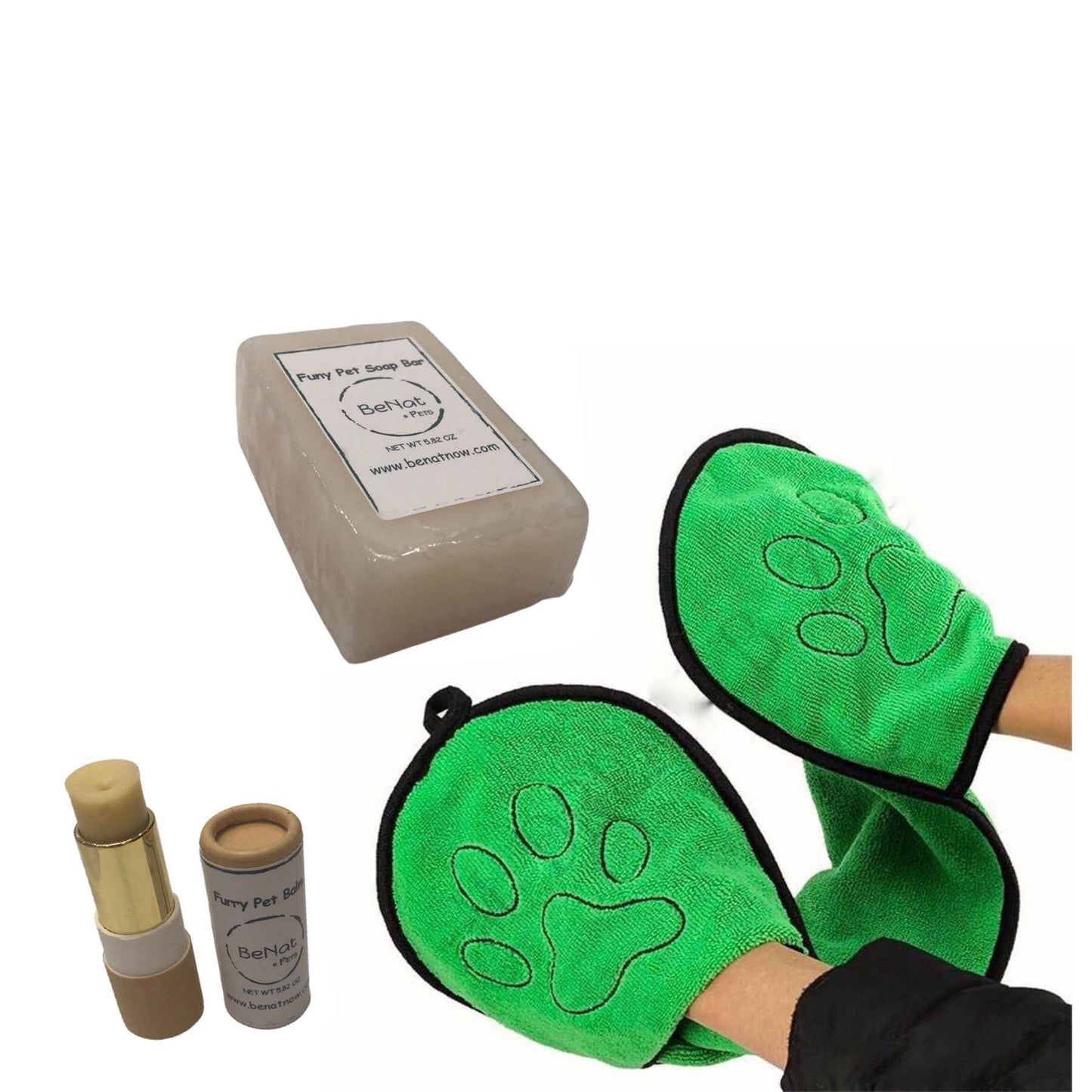 BeNat Pets. 3-Pack Pet Grooming Bundle. - Woven With Purpose