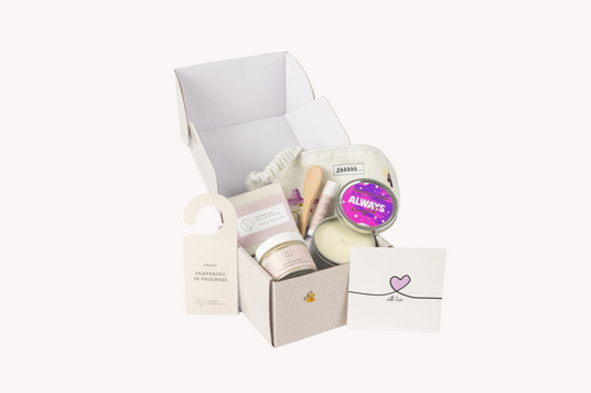 Natural bath and body gift set, Thank you gift box - AP - Woven With Purpose