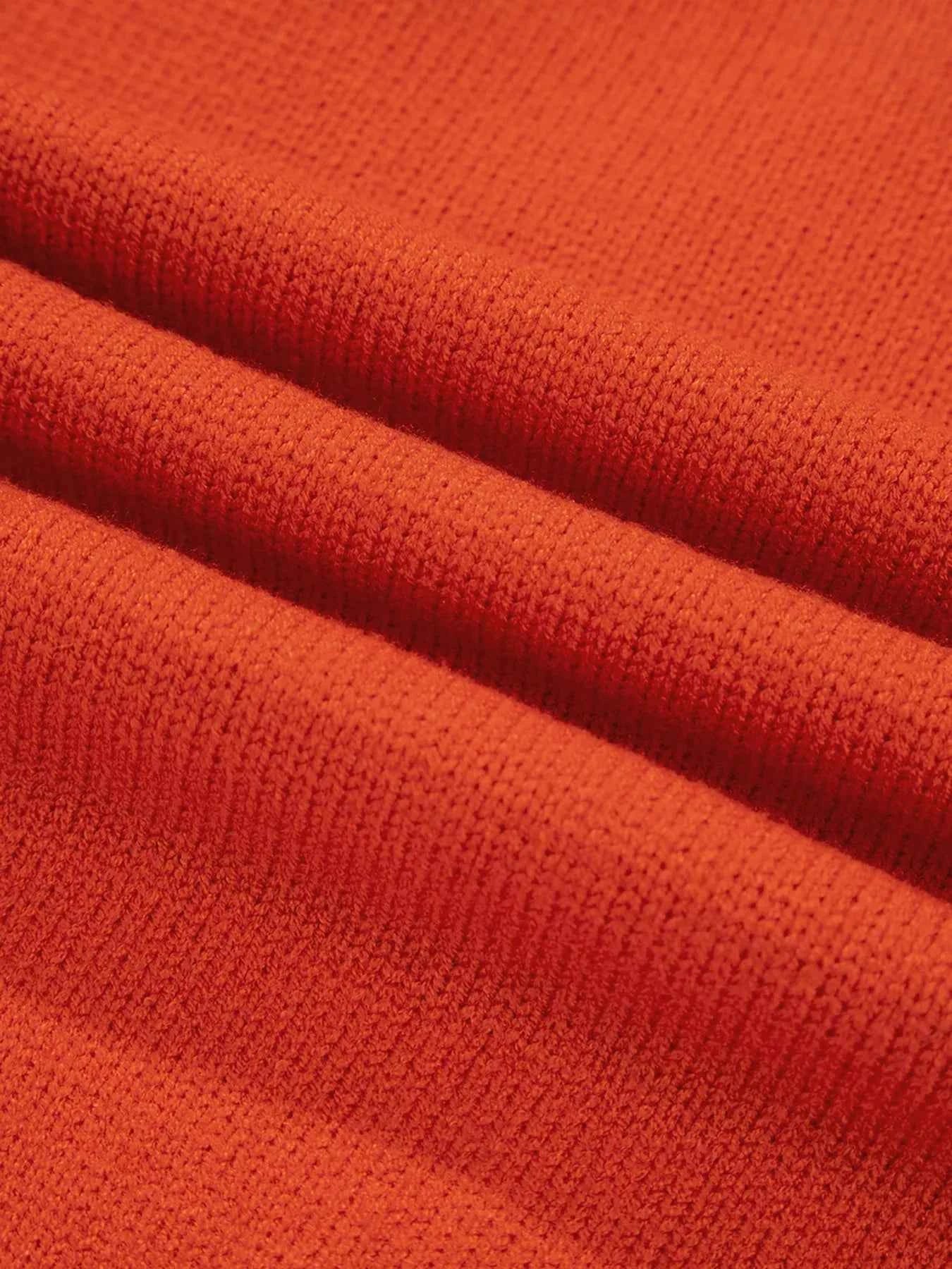 Collared V Neck Ribbed Edge Sweater - Woven With Purpose